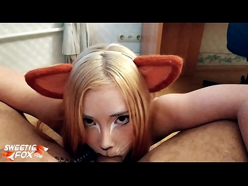 ❤️ Kitsune pogoltne kurac in spermo v usta ️  Seks na porno sl.pornodil.ru ️❤